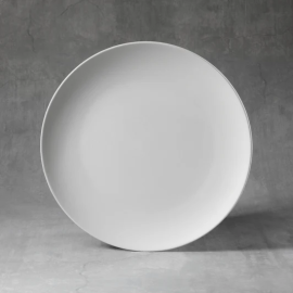 Ceramic Bisque Coupe Dinner Plate - Case of 12